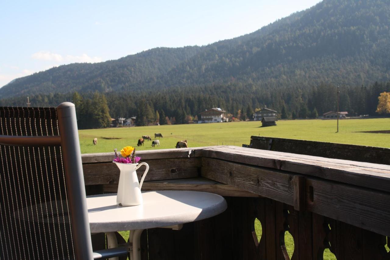 Wirtseppelerhof Apartments Leutasch Dış mekan fotoğraf
